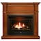 Duluth Forge Dual Fuel Ventless Gas Fireplace With Mantel - 26,000 Btu, Remote DFS-300R-3AS - alternate 2